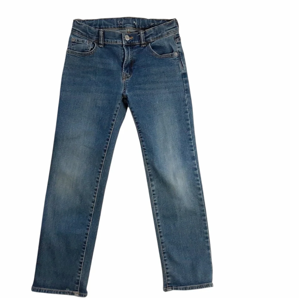 GAP Straight Leg Built-In Flex Blue Jeans